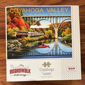Boardwalk Puzzle 500 Piece Puzzle - National Parks Edition - Cuyahoga Valley NWT